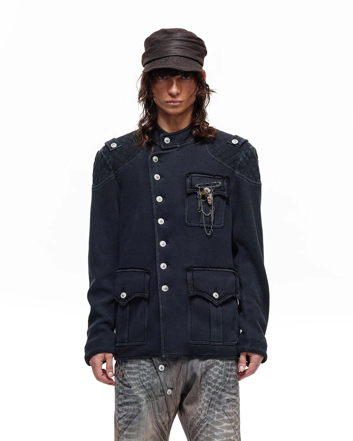 Personsoul Waffle Zhongshan Jacket