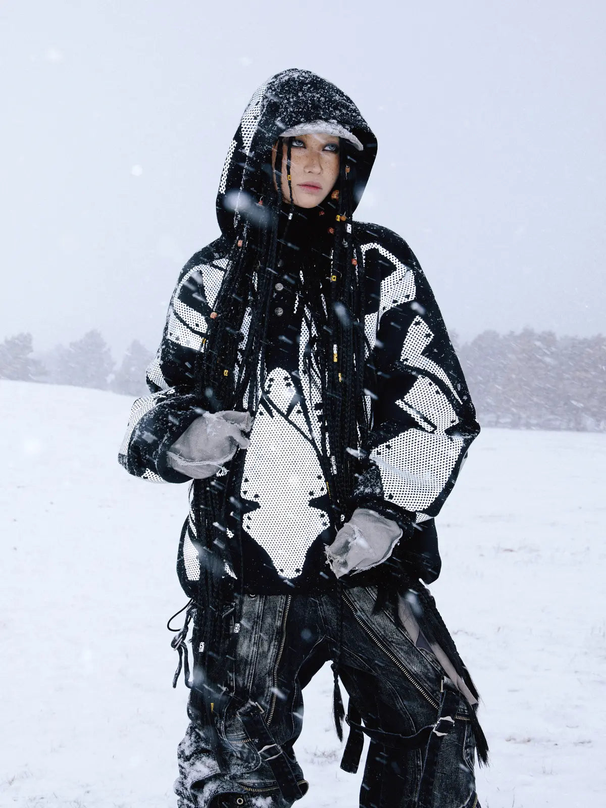 Personsoul Reflective Armor Hoodie