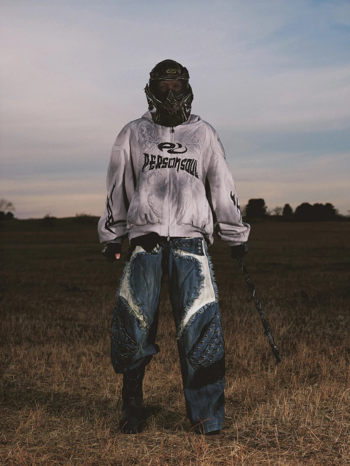 Personsoul Armor Structured Raw Edge Jeans