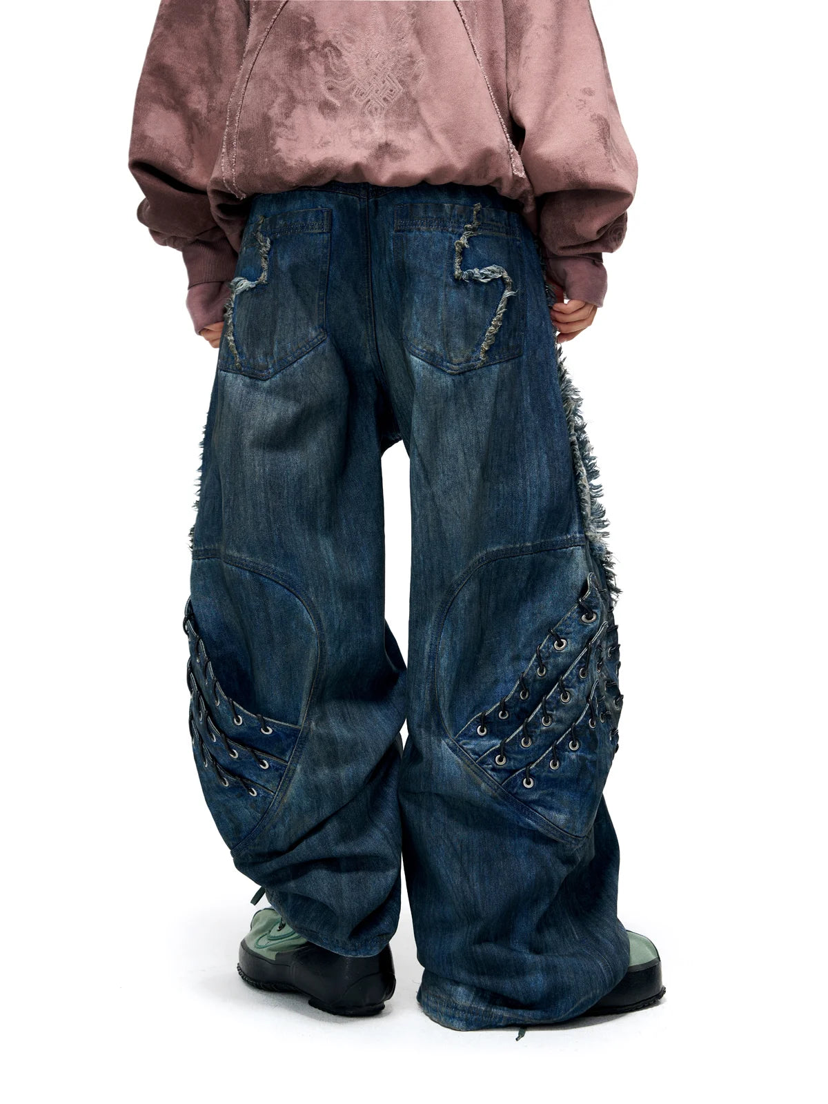 PERSONSOUL Structured Pants ワイドパンツ ジーンズ PERSONSOUL Structured Pants ワイドパンツ ジーンズ