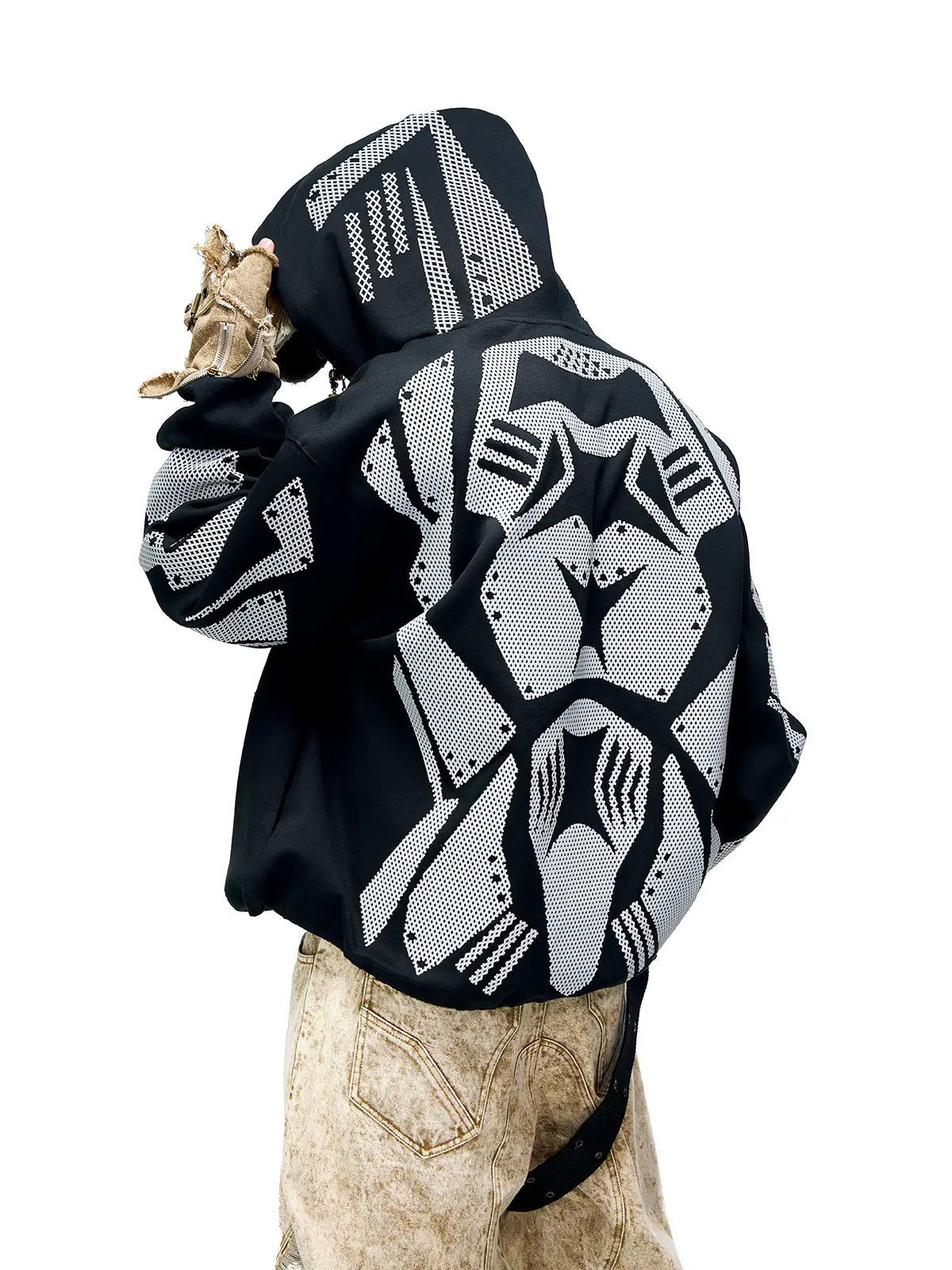 Personsoul Reflective Armor Hoodie