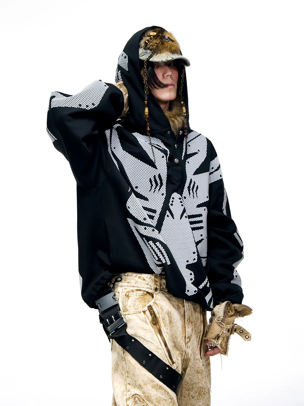 Personsoul Reflective Armor Hoodie