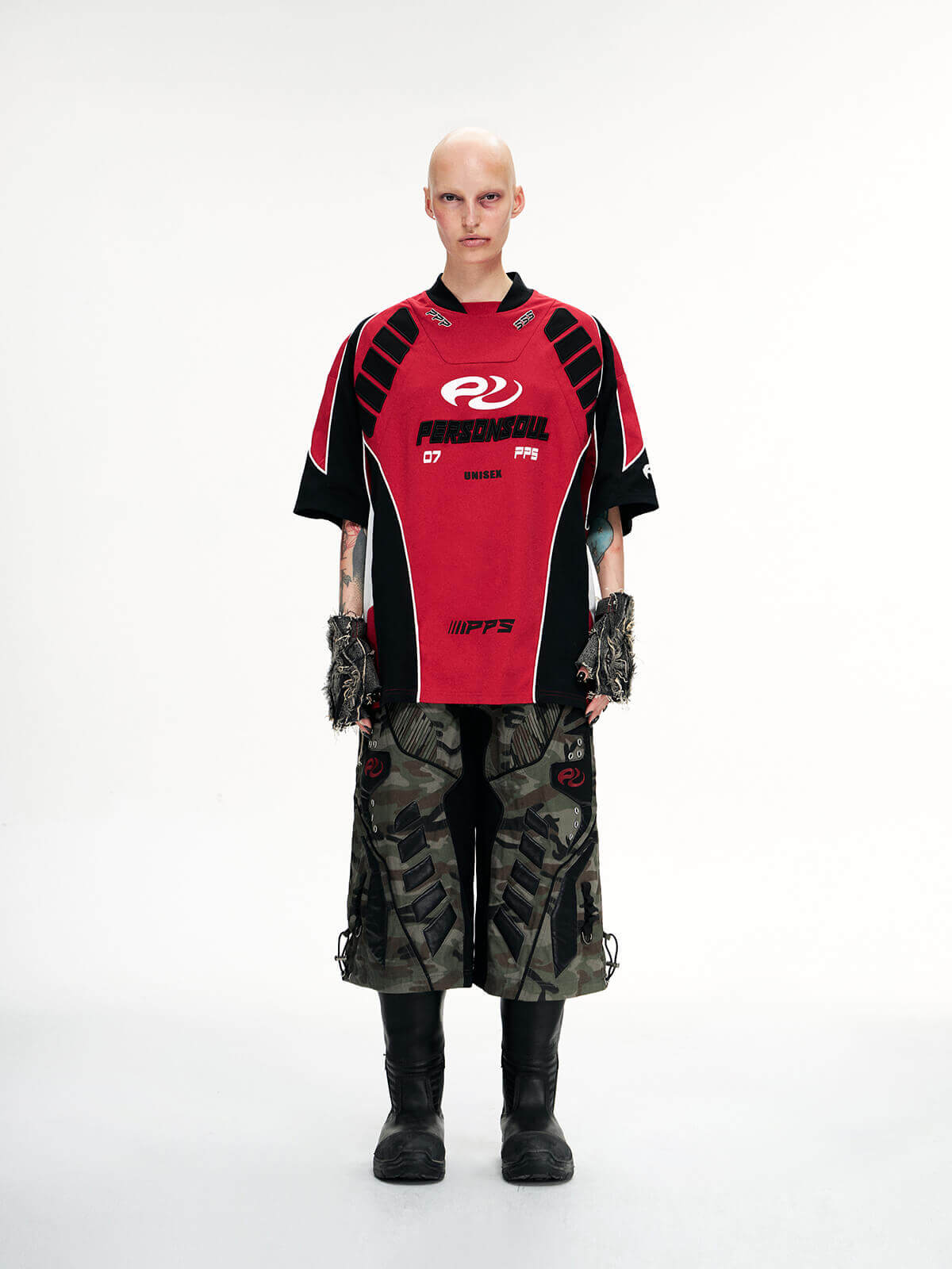 Personsoul Racing Camo Cargo Jorts
