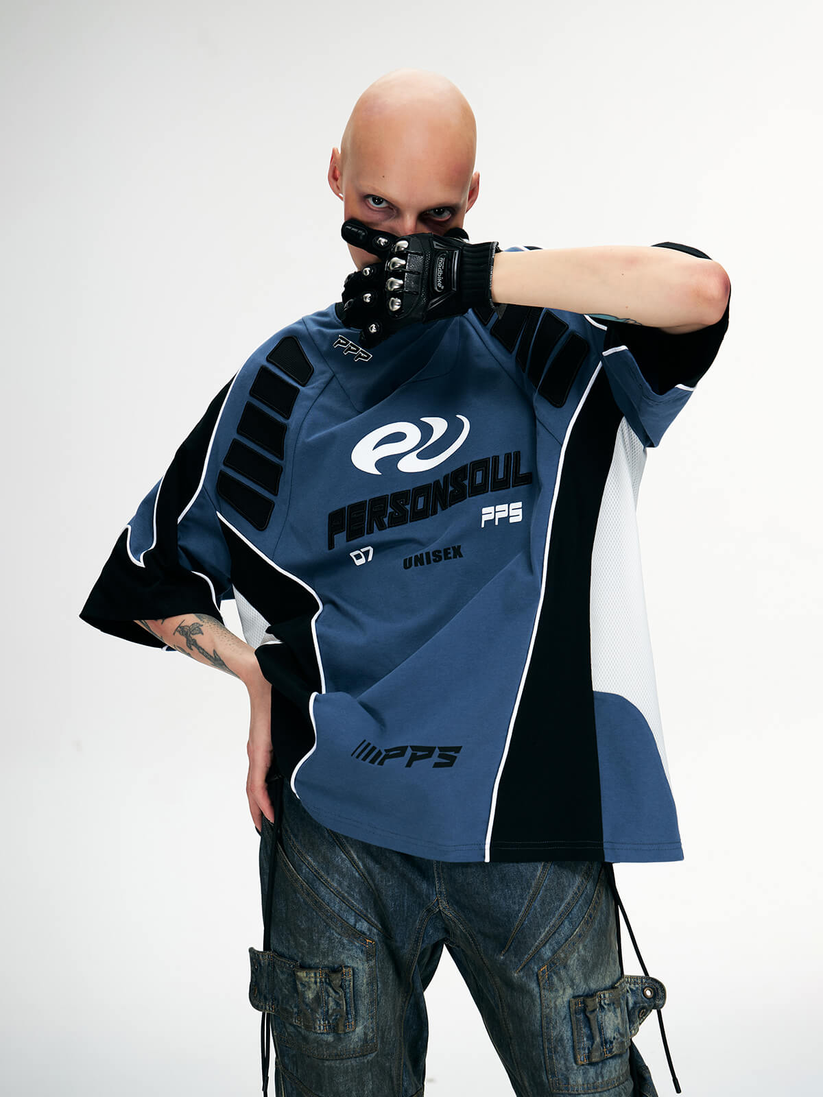 Personsoul Racing Logo Oversized T-Shirt