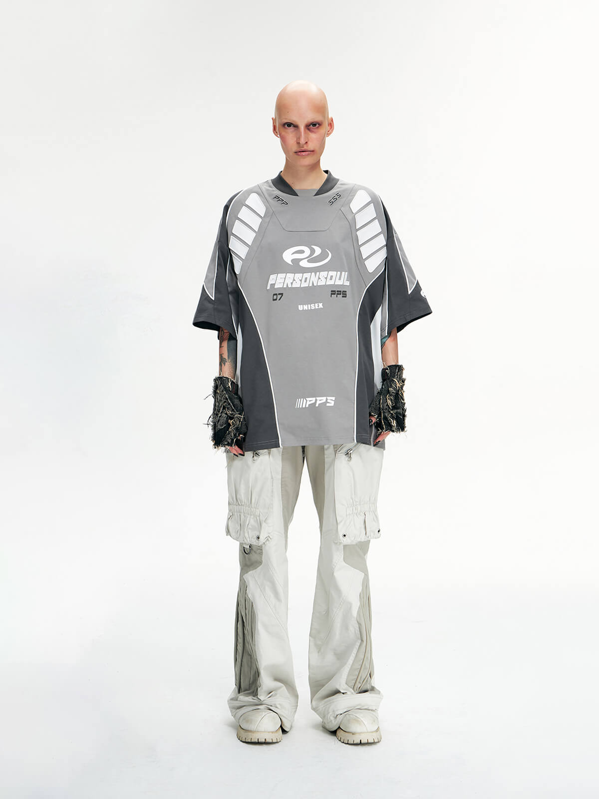 Personsoul Racing Logo Oversized T-Shirt