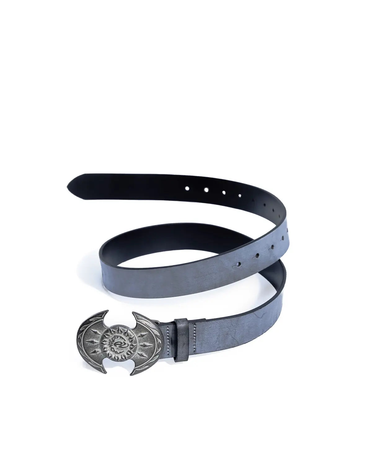 Personsoul Top-Grain Cowhide Axe-Shaped Belt