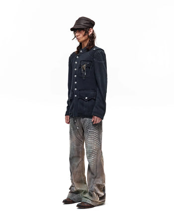 Personsoul Waffle Zhongshan Jacket