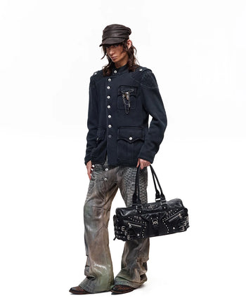 Personsoul Waffle Zhongshan Jacket
