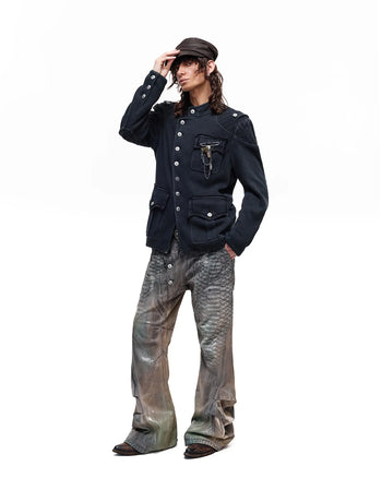 Personsoul Waffle Zhongshan Jacket
