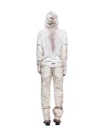 Personsoul Twin-Belt Top-Grain Calfskin Pants