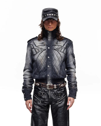 Personsoul Armor-Panel Slim-Fit Jacket Black