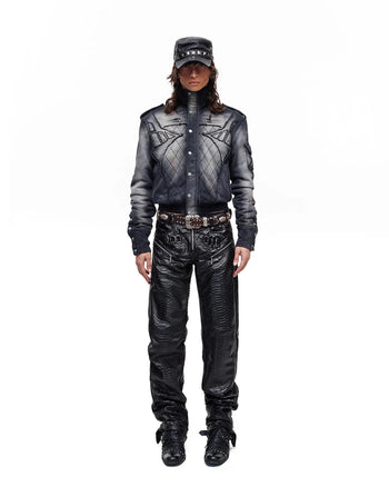 Personsoul Armor-Panel Slim-Fit Jacket Black