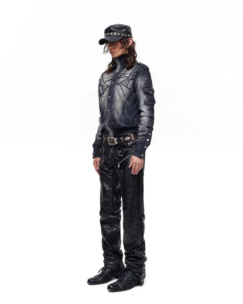 Personsoul Armor-Panel Slim-Fit Jacket Black