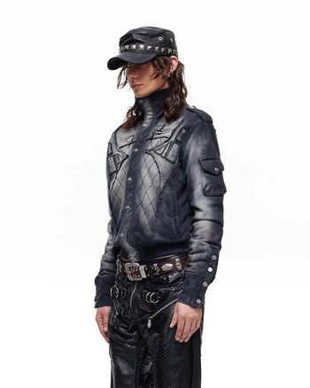 Personsoul Armor-Panel Slim-Fit Jacket Black