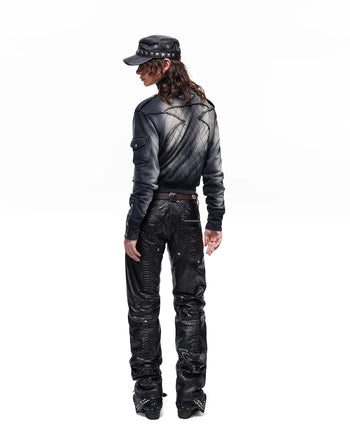 Personsoul Armor-Panel Slim-Fit Jacket Black