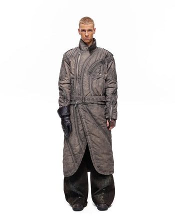 Personsoul Detachable Stand-Collar Padded Coat