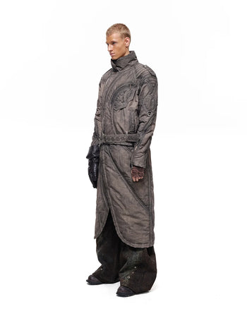 Personsoul Detachable Stand-Collar Padded Coat