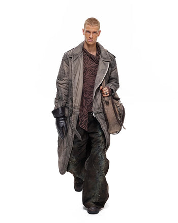 Personsoul Detachable Stand-Collar Padded Coat