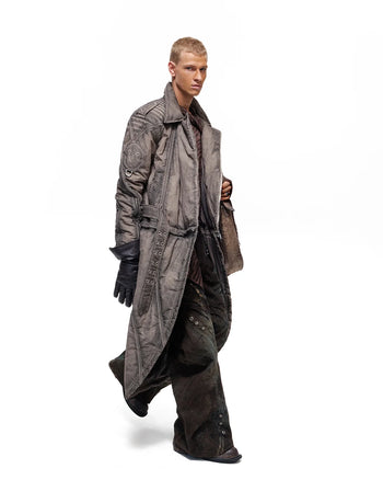 Personsoul Detachable Stand-Collar Padded Coat