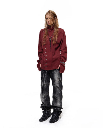 Personsoul Slim-Fit-Jeans mit Spiralreißverschluss