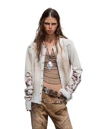 Personsoul Structured Cardigan White