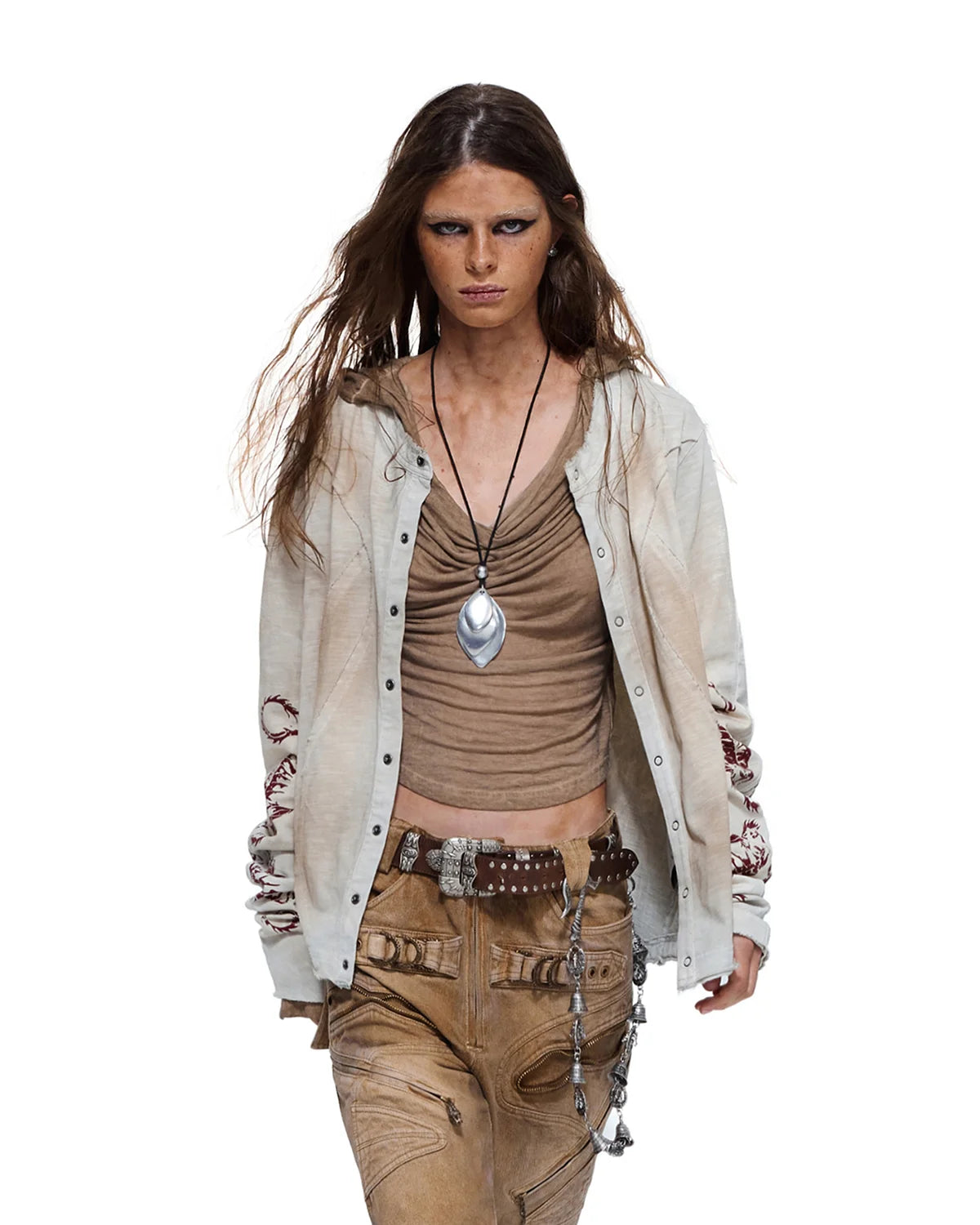 Personsoul Structured Cardigan White