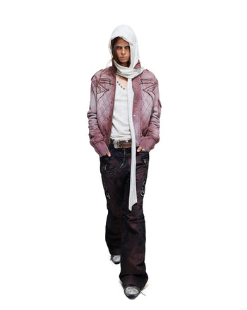 Personsoul Armor-Panel Slim-Fit Jacket Red