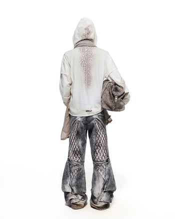 Personsoul Double-Layer Animal Print Hoodie