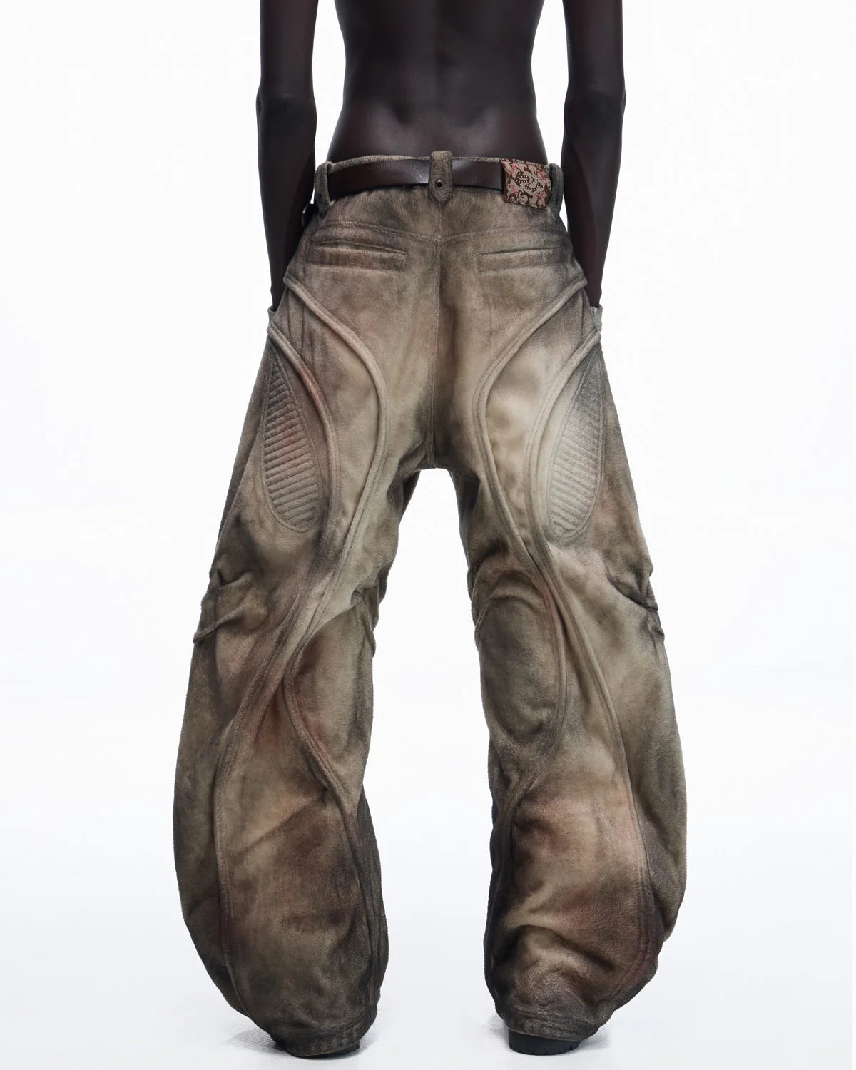 Personsoul Brushed Aged Curved Denim Jeans – personsoul Personsoul Brushed Aged Curved Denim Jeans – personsoul