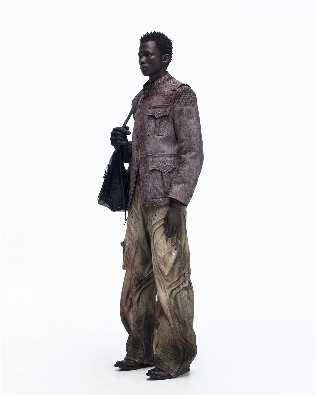 Personsoul Brushed Aged Scimitar Denim Jeans