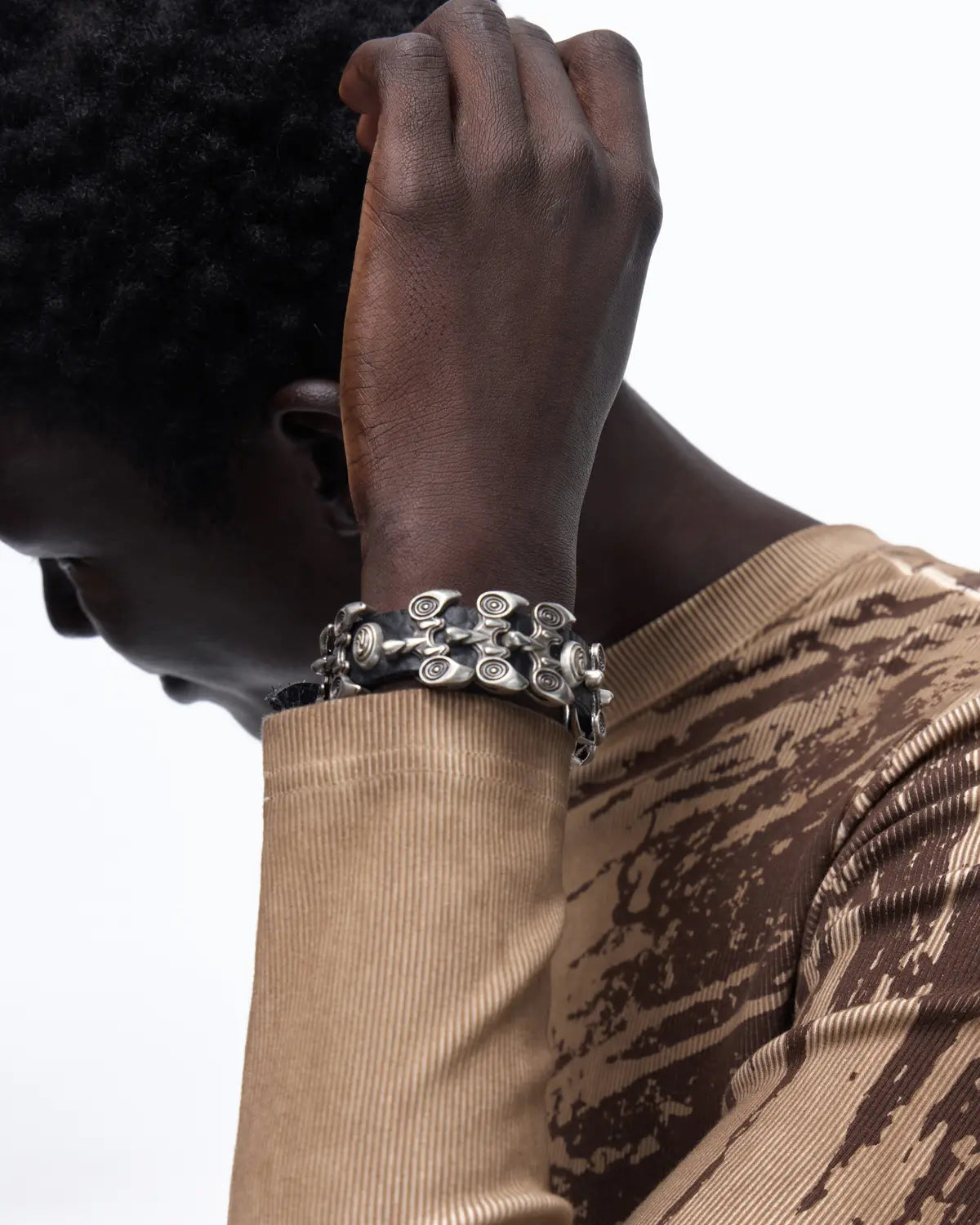 Personsoul Top-Grain Cowhide Hardware Xuan Bird Bracelet