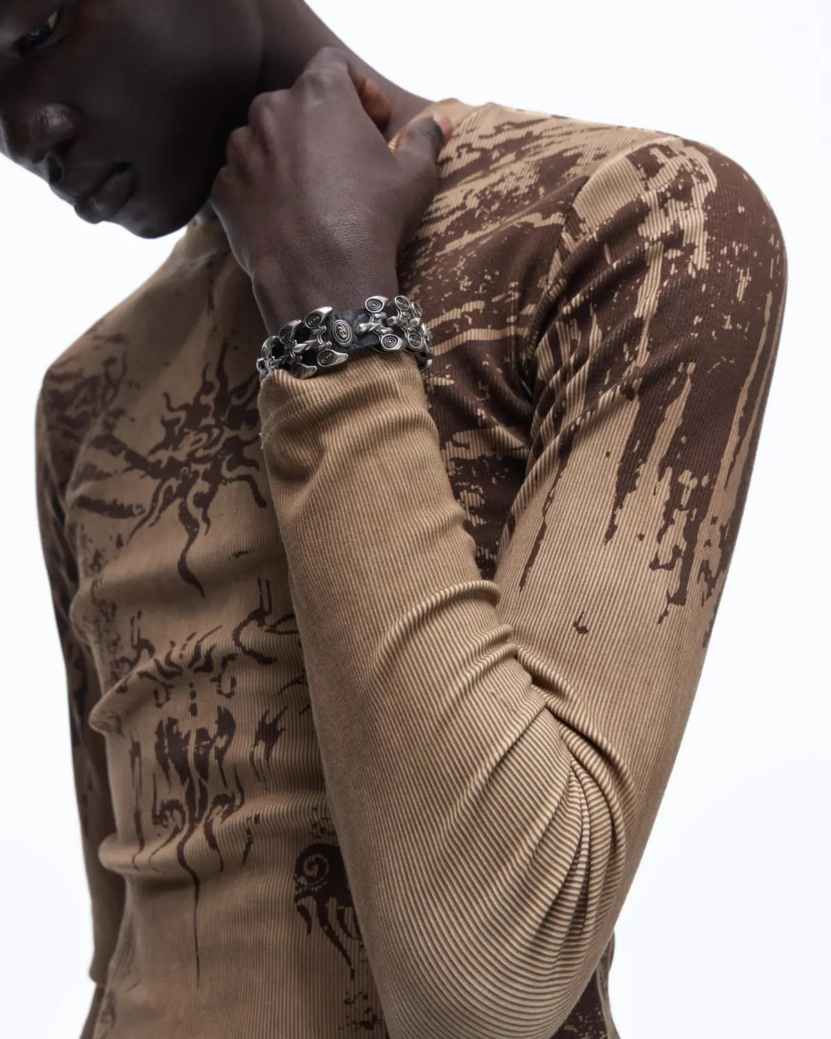 Personsoul Top-Grain Cowhide Hardware Xuan Bird Bracelet