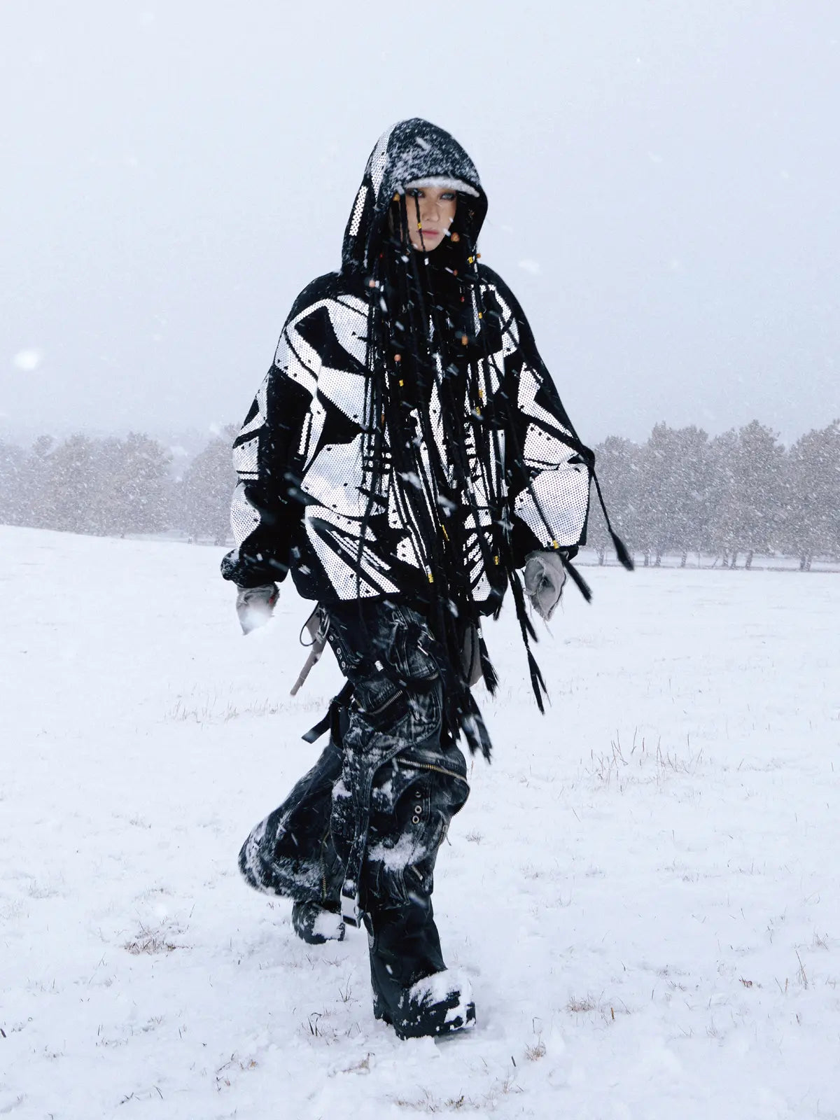 Personsoul Reflective Armor Hoodie