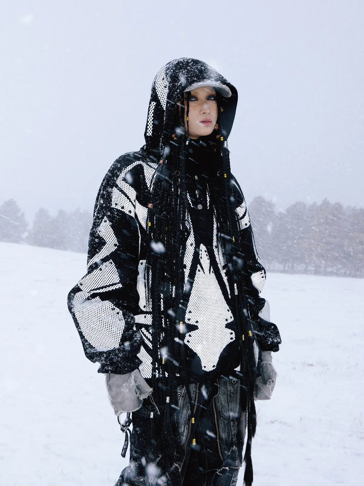 Personsoul Reflective Armor Hoodie