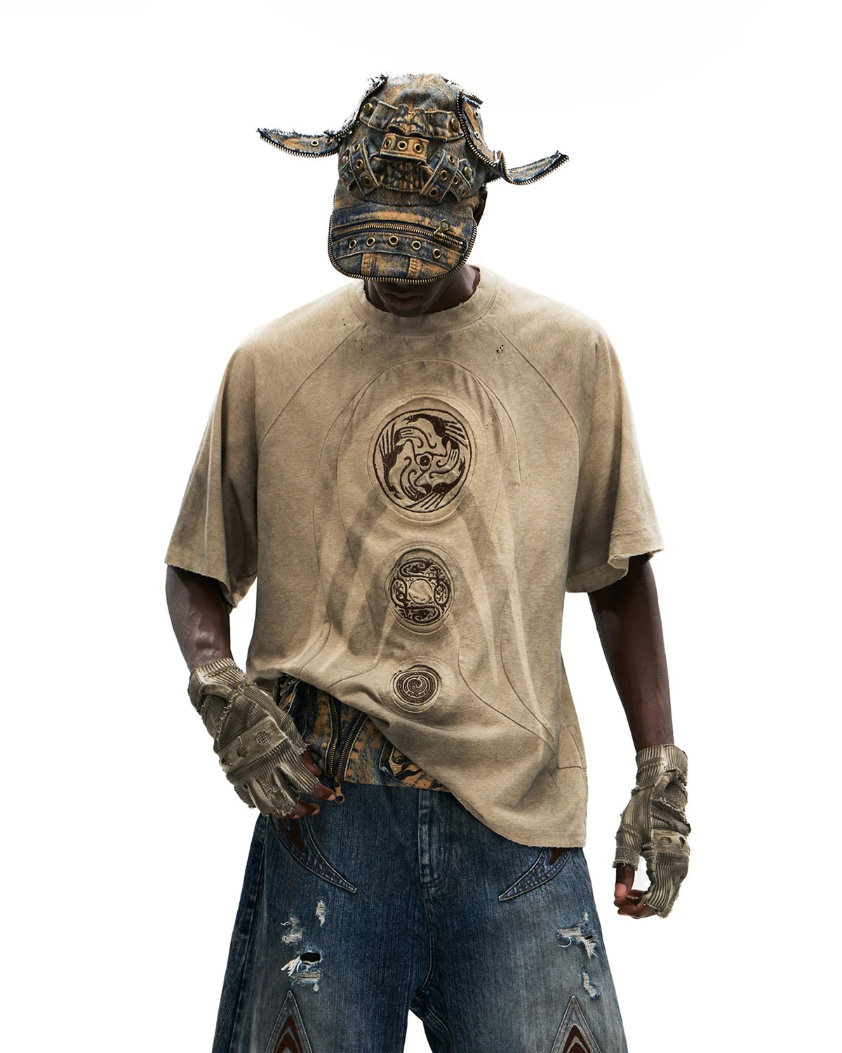 Personsoul Phoenix Totem Circle T-Shirt