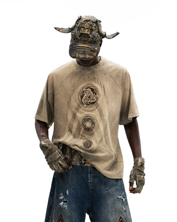 Personsoul Phoenix Totem Circle T-Shirt