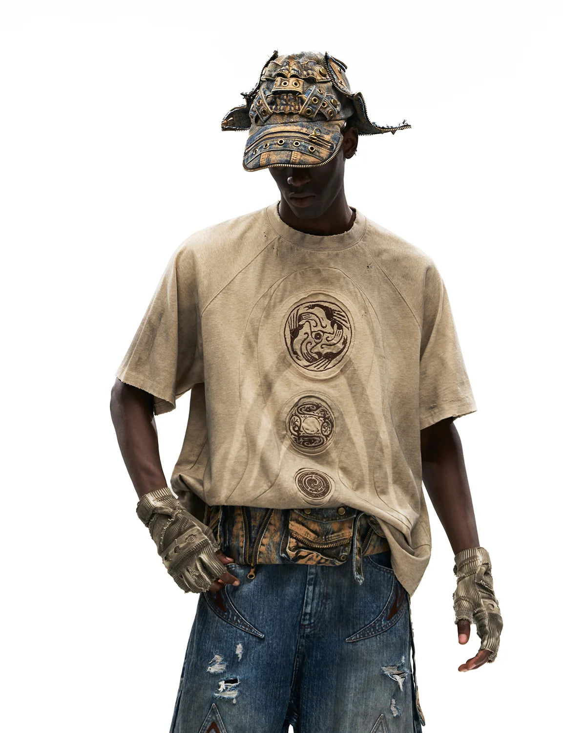 Personsoul Phoenix Totem Circle T-Shirt