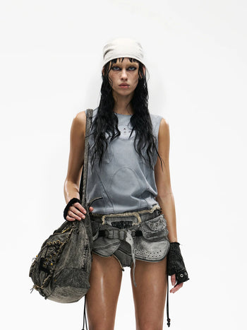 Deconstructed Armor Slim Tank Top