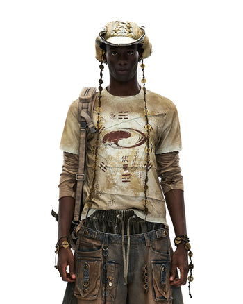 Personsoul Bagua Fuxi Printed T-Shirt