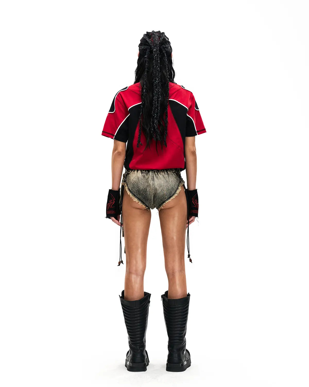 Personsoul Cooling Fitted Racing T-Shirt In Red