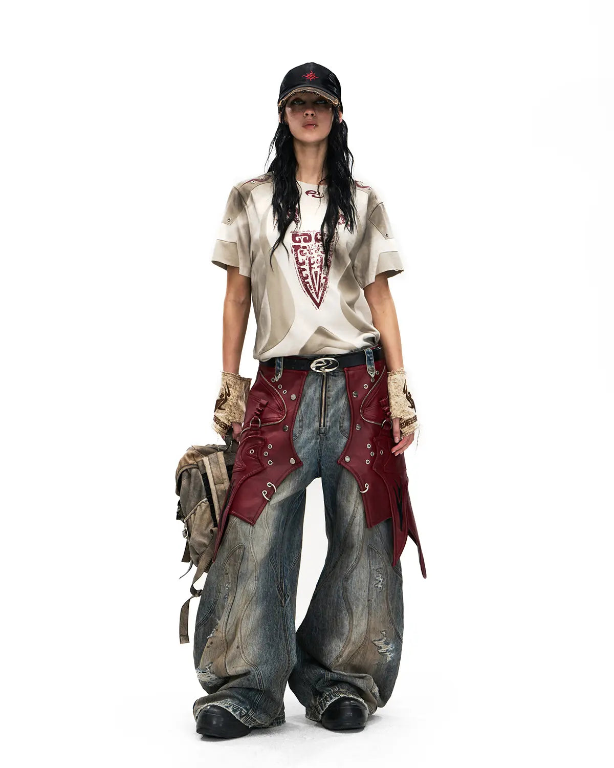 Personsoul Structured Fitted Beast Totem T-Shirt