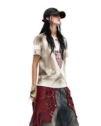 Personsoul Structured Fitted Beast Totem T-Shirt