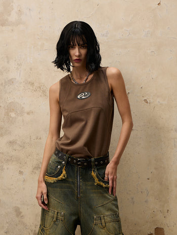 Personsoul Sleeveless vest