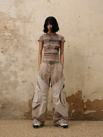 Personsoul Irregular Structured Pant