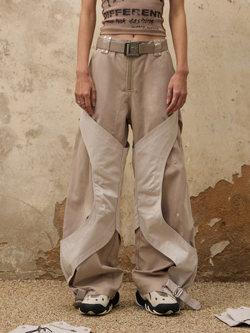 Personsoul Irregular Structured Pant