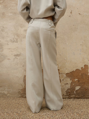 Personsoul Grey Tailoring Trousers