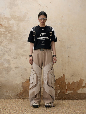 Personsoul Irregular Structured Pant