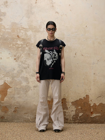 Personsoul Tight Cargo Pants