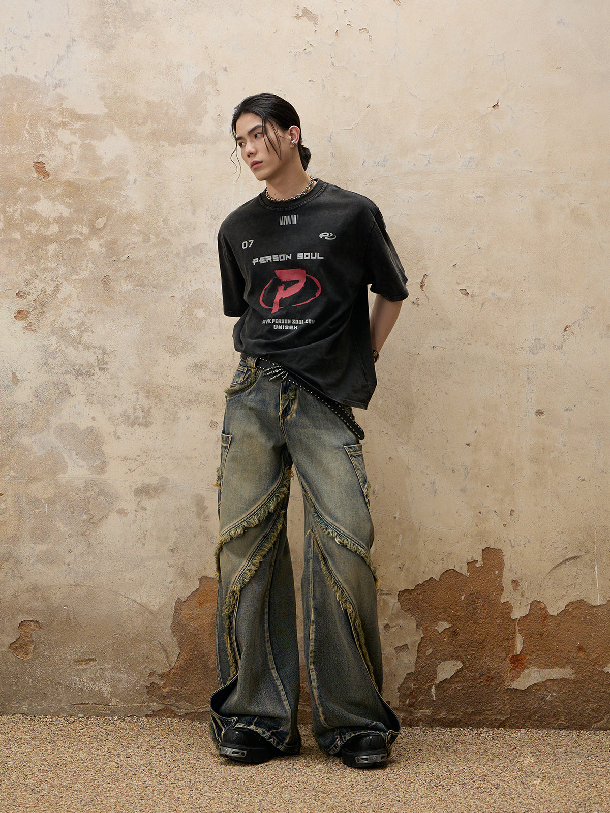 Personsoul Wash Vintage T-shirt
