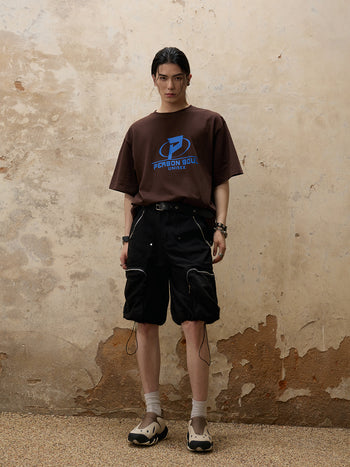 Personsoul Cargo Pocket Shorts
